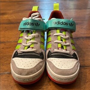 Adidas Sneaker- Teal and Lime